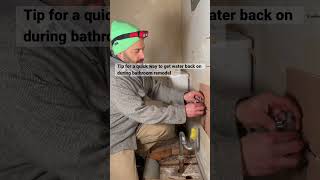 🛁 Replace your shut off valve remodeling diy kitchenremodeling oldhouse bathroom [upl. by Nnayelsel]