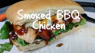 MothersBBQ  Smoked BBQ Chicken Sandwich Recipe on the Weber Kettle [upl. by Anwahsad]