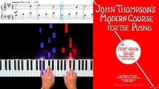 21 Cancioncita de Primavera Little Spring Song  John Thompsons Modern Course for the Piano 1stG [upl. by Yelsha]