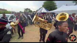 Diphala Tsa Josefa Plays quotTaba Yaka Fatsheng Lenaquot At EzaseVaal Brass Band [upl. by Acinna]