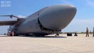 C5 Galaxy Aircraft  Kneeling and Loading [upl. by Denis20]