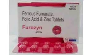 Furozyn Tablets Ferrous Fumarate Folic Acid amp Zinc Tablets [upl. by Naitsirk326]