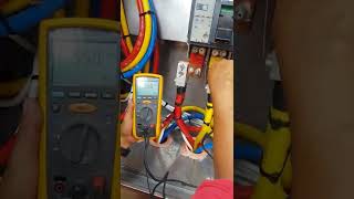 Insulation Resistance test of 3 set 250mm power cable [upl. by Rriocard889]