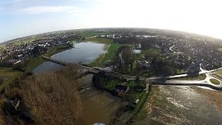 LA VILAINE VUE DU CIEL SERVON SUR VILAINE INONDATIONS [upl. by Nurav244]