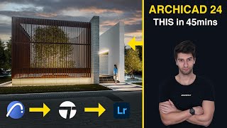 ArchiCAD 24 Design Tutorial under 45 Minutes [upl. by Boland]