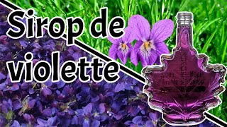 Comment faire du sirop de violette [upl. by Eustacia28]