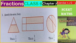 Fraction  Class 6  CBSE Math  NCERT  Chapter 7  Exercise 71 Q 3  Viral  India [upl. by Savory]