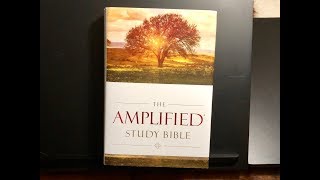 Amplified Study Bible by Zondervan Review 4K [upl. by Kerrin]