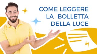 Come leggere la bolletta della luce [upl. by Zelma163]