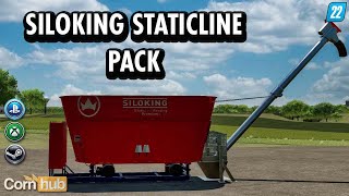 LS22 Mods  Siloking StaticLine Pack  LS22 Modvorstellung [upl. by Anitroc]