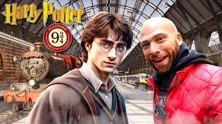 Londons Harry Potter Food Tour Kings Cross Station Market 🇬🇧 [upl. by Templer]