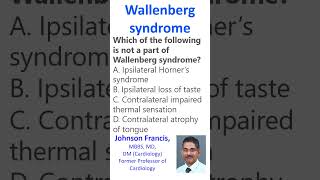 Wallenberg syndrome [upl. by Barbabas]