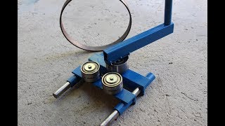 curvatrice da morsa fai da te homemade roller bender [upl. by Nesral482]