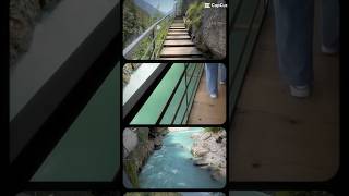 Aareschlucht Meiringen SWITZERLAND 🇨🇭 swiss aareschlucht switzerland shorts [upl. by Anaujik]