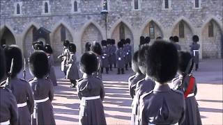 Windsor Castle Guard Change [upl. by Ayerf]