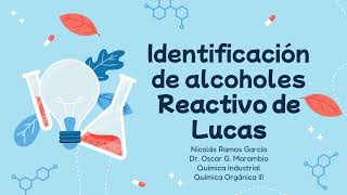 Alcohol Reactivo de Lucas OK [upl. by Plato]