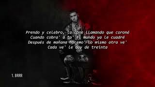 Anuel AA  BRRR LetraLyrics  Las Leyendas Nunca Mueren 2 [upl. by Chernow]