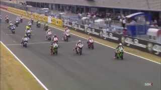 2014 WSBK Jerez – Race 2 highlights [upl. by Notrem630]