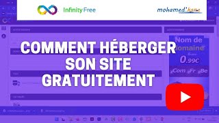 COMMENT HEBERGER son site GRATUITEMENT avec INFINITYFREE [upl. by Ibib]