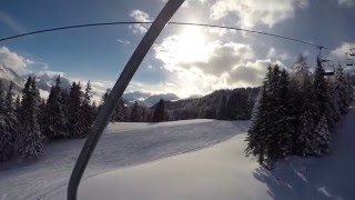 Sesselbahn Tgantieni Bergfahrt Lenzerheide Arosa Lenzerheide [upl. by Noram]