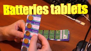 Batteries tablets [upl. by Orville]