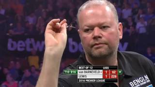 Raymond van Barneveld vs Adrian Lewis ᴴᴰ  Week 12 Betway Premier League Darts 2016 [upl. by Ginnie682]