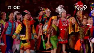 Incredible Highlights  Beijing 2008 Olympics  Opening Ceremony [upl. by Blau660]