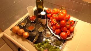 Recette de la sauce tomate et procédure de mise en conserve [upl. by Cassondra]