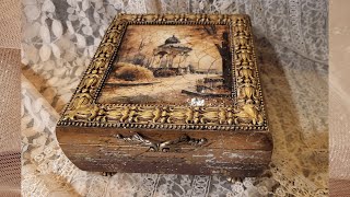 Fall is just round the corner How I decorate a small jewelry box Fall Home Decoration Idea [upl. by Marchak]