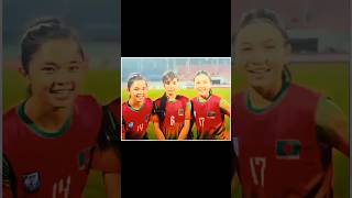 জাতির ক্রাশ সুমাইয়া ও ঋতু 😫🏆🇧🇩football ball girlsfootball viralvideo shorts [upl. by Milstone]