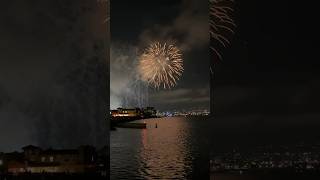 Photo Postcard Fireworks Timelapse from Redondo Beach shotoniphone [upl. by Etnoel]