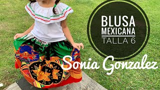 DIY 68 COMO HACER UNA BLUSA MEXICANA  MEXICAN BLOUSE [upl. by Teresa]