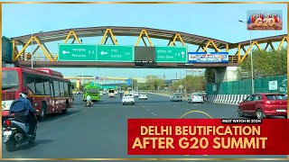 New India Delhi Beautification after G20  Stunning Beautification amp Green Transformation of Delhi [upl. by Naharba]