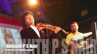 Ethrayo janmamay From Abhijith P S Nair Live violin concert [upl. by Anilet]