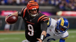 Super Bowl 56  Los Angeles Rams vs Cincinnati Bengals Full Game  Madden 22 Super Bowl LVI Sim [upl. by Ahsaeym]