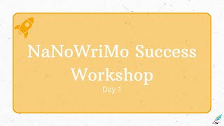 How to Win NaNoWriMo A Dabble Workshop [upl. by Ned189]