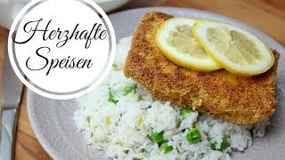 Knuspriger Fisch in MaismehlPanade und BasmatiReis nach meiner Art I Ramadan 2017 [upl. by Corilla402]