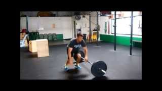 burpee with lateral jump over the barbell [upl. by Adnama40]