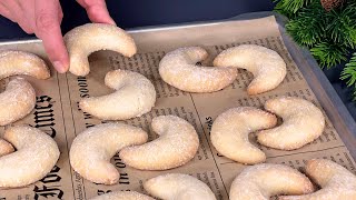 🎄 Weihnachtsplätzchen Vanillekipferl Originalrezept [upl. by Nonnarb873]