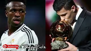 quotRodris Surprising Take Why He Wouldn’t Have Picked Vinicius Jr as Ballon dOr RunnerUpquot [upl. by Meadow]