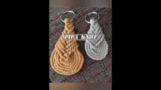 Macrame Pipa Knot [upl. by Etnom42]