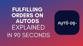 How To Fulfill Orders On Shopify AutoDS 2024 [upl. by Auburn]