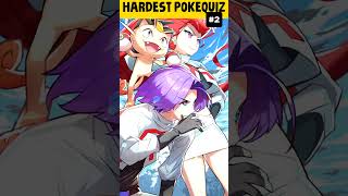 Hardest PokeQuiz 2 pokemon pokemonjourneys [upl. by Aissila720]