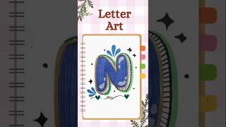 Satisfying Lettering Art 🌟 letteringart lettering satisfying shorts youtubeshorts letterart [upl. by Bilek]