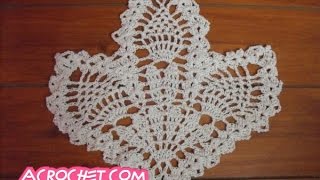 Guardasitio de 3 piñas tejido al crochet parte 3 [upl. by Yelraf839]