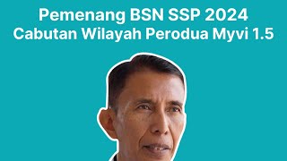 BSNSSP Pemenang Cabutan Wilayah BSN SSP 2024 [upl. by Zebapda756]