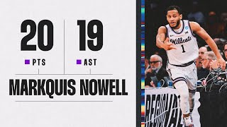 Markquis Nowell breaks NCAA tournament record with 19 assists [upl. by Ardme441]