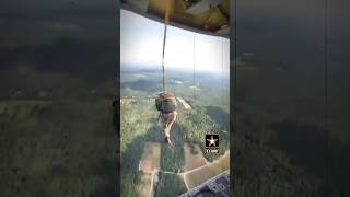 POV US Airborne Jump military shorts army parachute airborne [upl. by Latsyc391]