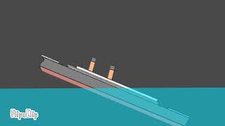 RMS Titanic sinking Animation by cochu 444 [upl. by Eselehs]