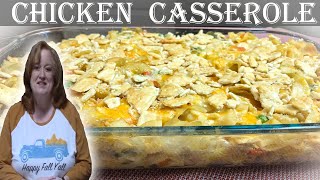 CRUNCHY amp CREAMY CHICKEN CASSEROLE RECIPE  Cook With Me a Delicious Easy Casserole [upl. by Bissell]